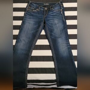 Silver Aiko bootcut jeans